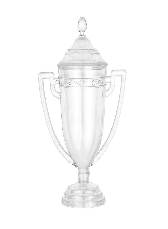 Hammont Trophy Cup Shaped Acrylic Candy Boxes - 12 Pack - 1.69"x3.5"x3.14"- Perfect for Weddings, Birthdays, Party Favors and Gifts | Designer Cute Clear Lucite Plastic Treat Containers - Image 1