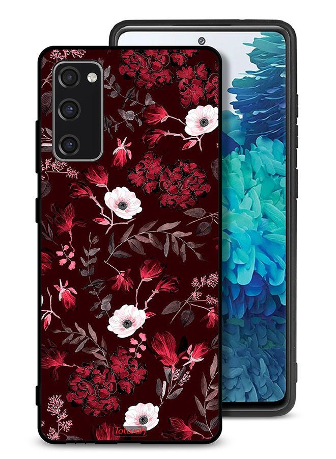 Tolwak Samsung Galaxy S20 FE 4G Protective Case Cover Small Flowers And Tropical Leaves - Image 1