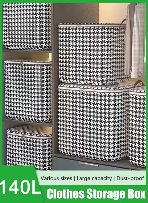 Clothes Storage Box,Storage Bins Organizer with Handle,Capacity Storage Bag for quilts blankets bedding, Closet Organizers Storage Containers with Durable Handle/Zipper,Washable Cube Storage Bin for Clothes Wardrobe Home Bedroom Office