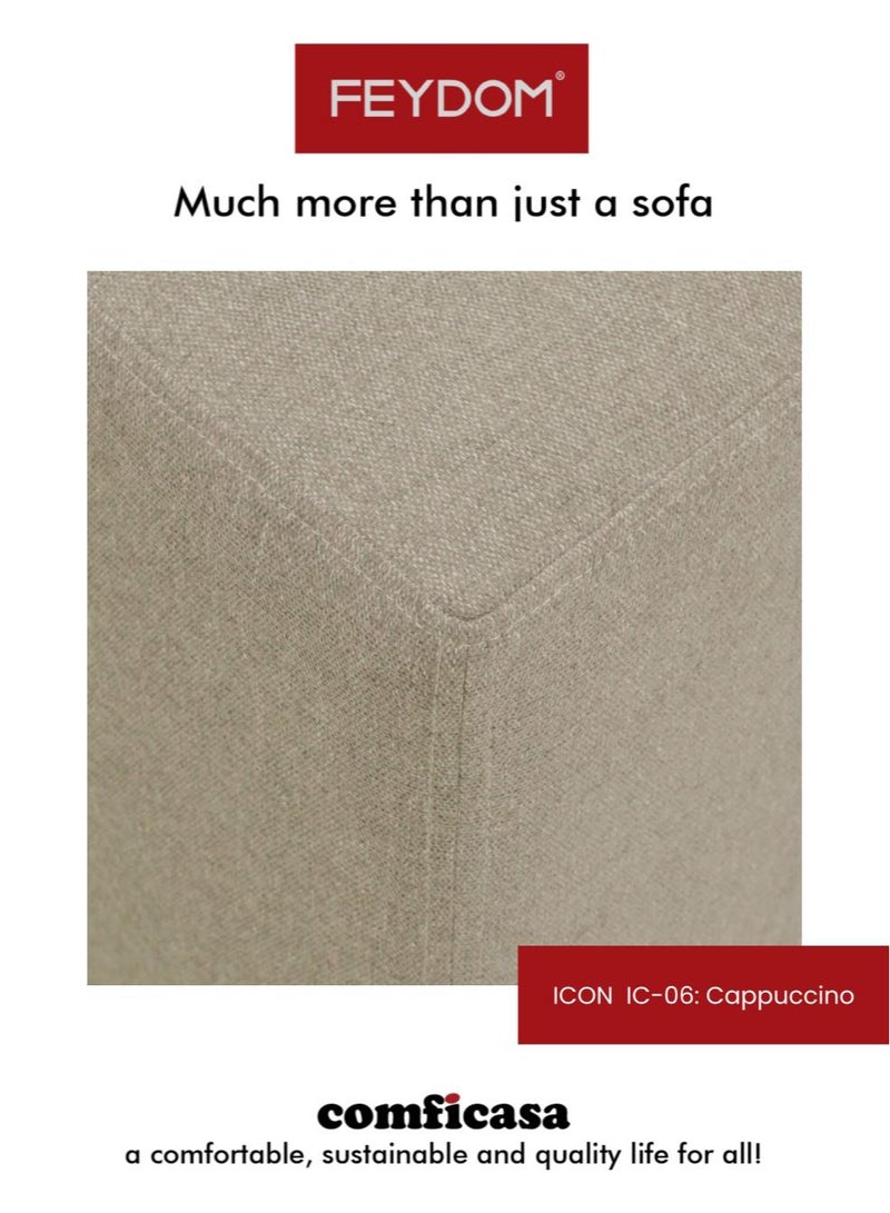 COMFICASA FEYDOM Clooods Sectional Modular sofa bed : Icon Cappuccino - Image 2