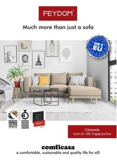 COMFICASA FEYDOM Clooods Sectional Modular sofa bed : Icon Cappuccino  - Image 1