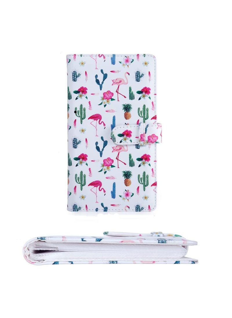 ZIKKON ZIKKON 2x3 inch Mini Photo Album 96 Photo Pocket Storage Album for fujifilm instax mini film used in Mini 12119 907099Liplay Evo Mini 3 Photo CardsTickets Business CardsFlamingo catus  - Image 2