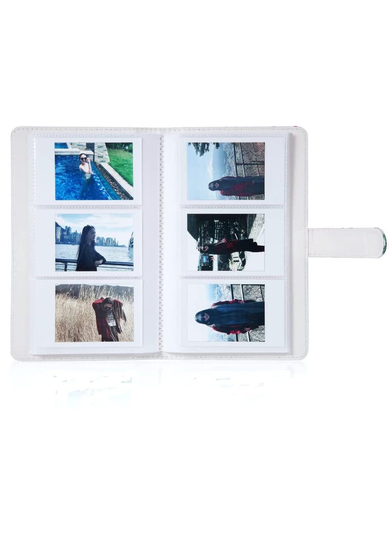 ZIKKON ZIKKON 2x3 inch Mini Photo Album 96 Photo Pocket Storage Album for fujifilm instax mini film used in Mini 12119 907099Liplay Evo Mini 3 Photo CardsTickets Business CardsFlamingo catus  - Image 3