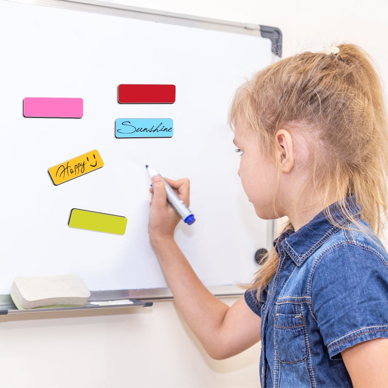 1 of Dry Erase Labels Name Plate Tags Reusable Label Nameplates Writable Magnets Labels - Image 4