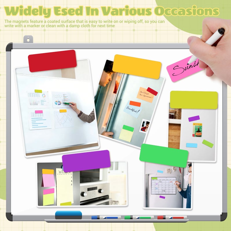 1 of Dry Erase Labels Name Plate Tags Reusable Label Nameplates Writable Magnets Labels - Image 5