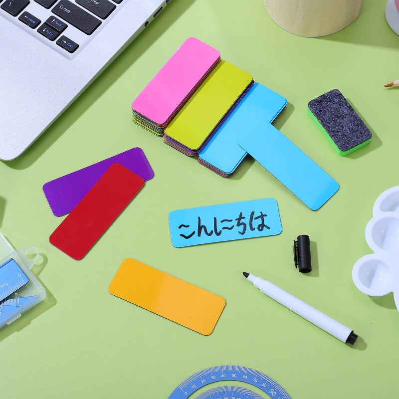 1 of Dry Erase Labels Name Plate Tags Reusable Label Nameplates Writable Magnets Labels - Image 3
