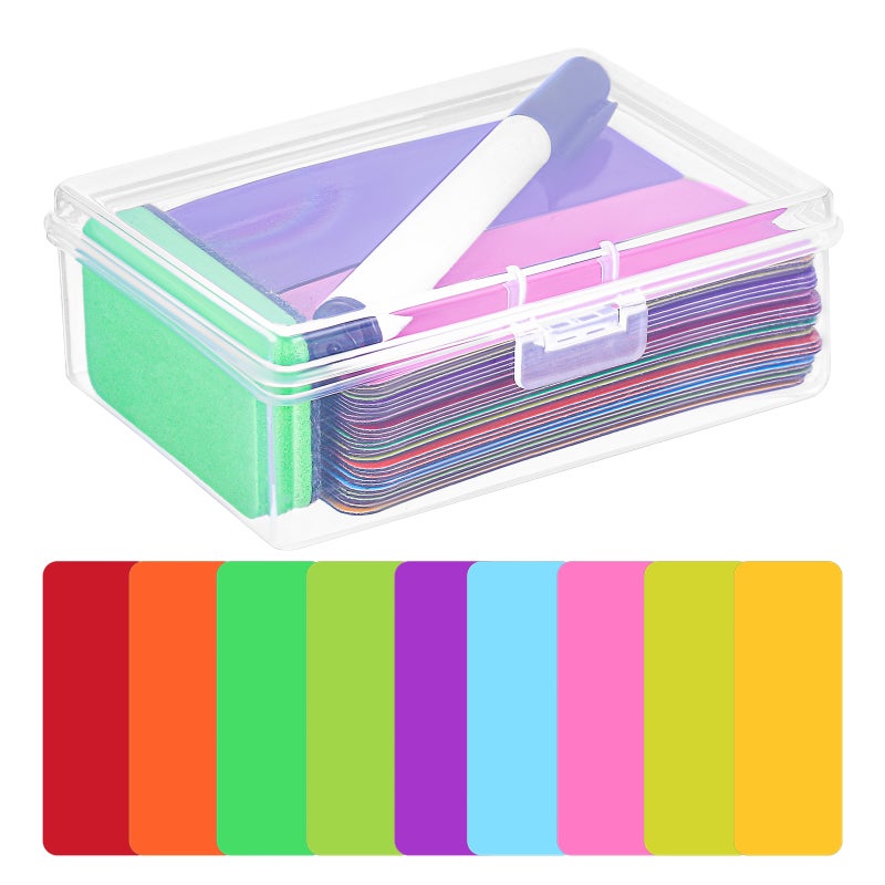 1 of Dry Erase Labels Name Plate Tags Reusable Label Nameplates Writable Magnets Labels - Image 1