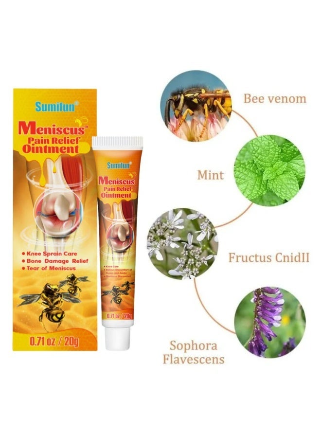 Sumifun Bee Venom Ointment for Knee, Cartilage & Joint Pain Relief - 20 g × 3 - Image 4