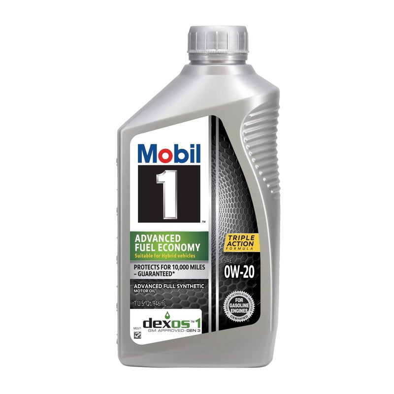 Mobil 1 Advanced Fuel Economy Full Synthetic Motor Oil 0W-20, 6-pack of 1 quarts - Image 2