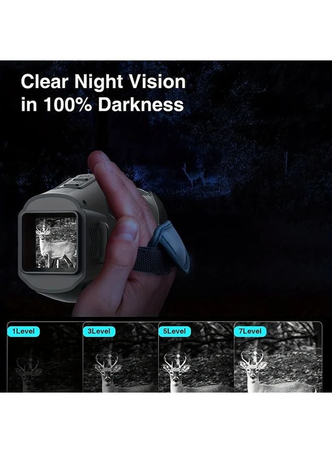 R11 سكوب الرؤية الليلية الرقمي القياسي 2 5K تكبير بصري 10X بالأشعة تحت الحمراء 3W مدى 300 متر - Image 5