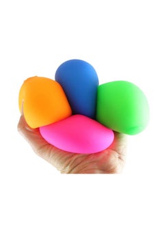 4 Super Soft Doh Filled Stretch Ball Ultra Squishy And Moldable Relaxing Sensory Fidget Dough Stress Toy