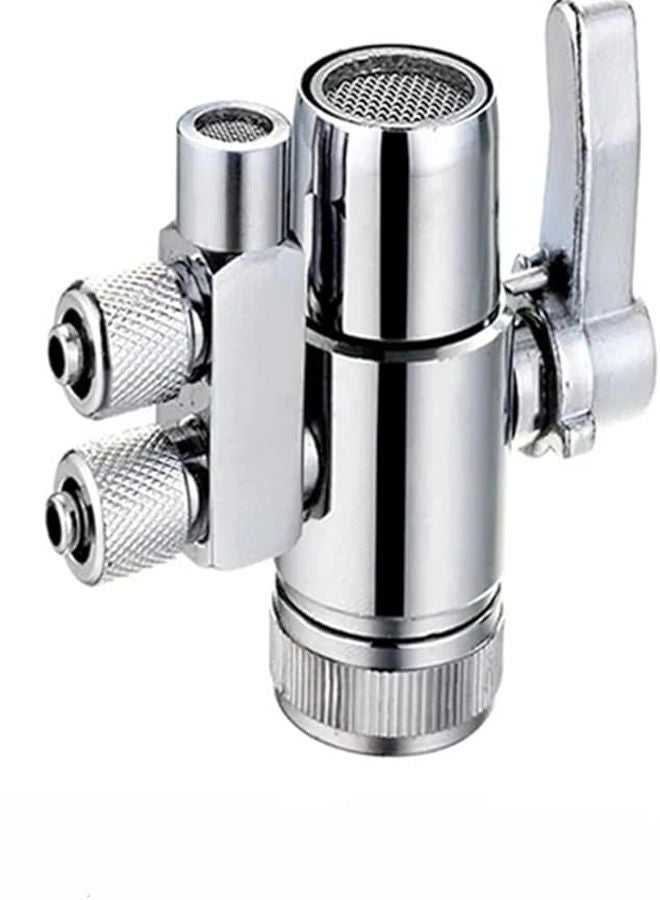 1 4 بوصة محول صنبور مزدوج الاتجاه صمام تحويل لفلتر تنقية المياه RO - Image 1