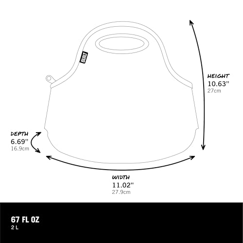 Built Gourmet Getaway Neoprene Lunch Bag - Insulated, Reusable, & Machine-Washable Lunch Tote for Hot and Cold Food Storage, Lightweight & Reusable - One Size (Scallop Stripe) - Image 3
