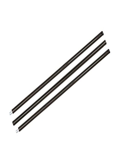 PICPRO 9 ft Curtain Rod Set with Conversion Adaptor to convert Light stand into Backdrop System having Cross Bars 9ft3x3ft with Conversion Adaptors for Easy Assembly