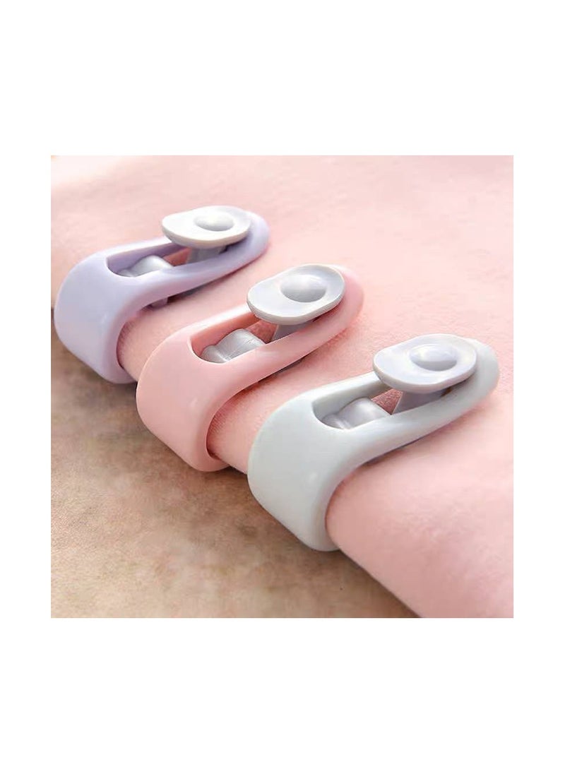 Generic - Bed Sheet Fasteners 6 Pieces Random Colors - Image 1
