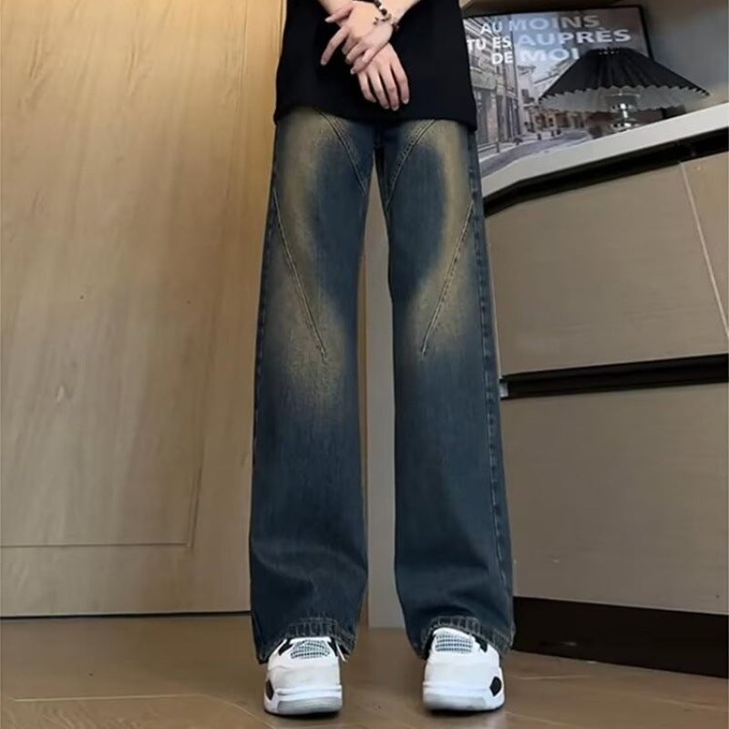 Unisex Classic Denim Jeans Loose Fit Daily Outdoor Wear - Image 3