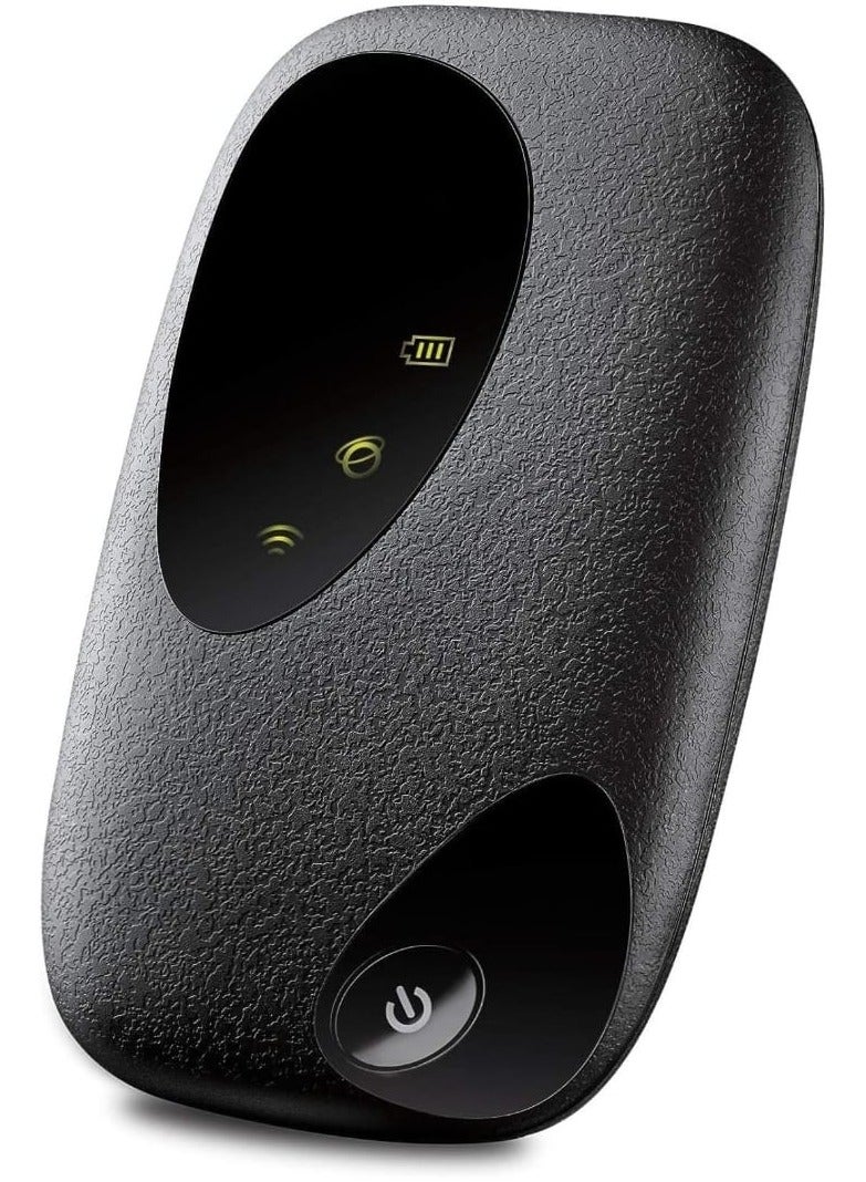 4G LTE 150Mbps Mobile Wi Fi M7200 Mobile Hot Spot, Plug n Play 150Mbps 4G FDD TDD LTE, Upto 10 Devices, 2000mAh Battery Compatible with All Sim Cards, Black  - Image 1
