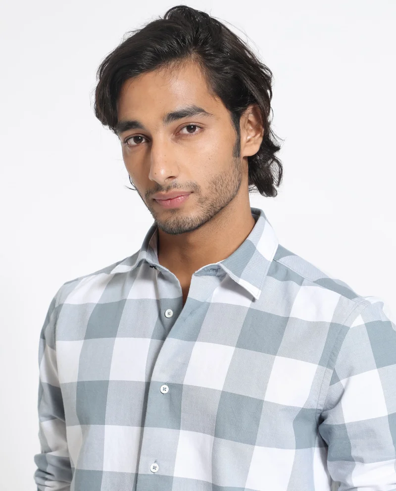 Rare Rabbit Men's Gingham Check Shirt