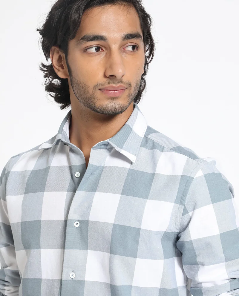 Rare Rabbit Men's Gingham Check Shirt