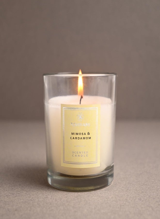 FlowerAura Decorative Elegant Set of 2 Jar Wax Fragrant Candles for Valentine's Day Gift, Birthday Gift, Anniversary Gift, Candle Night Dinner & Memorable Occasions (Same Day Delivery) - Image 5
