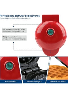 Generic Portable Mini Waffle Maker Breakfast Machine for Home Use  - Image 3