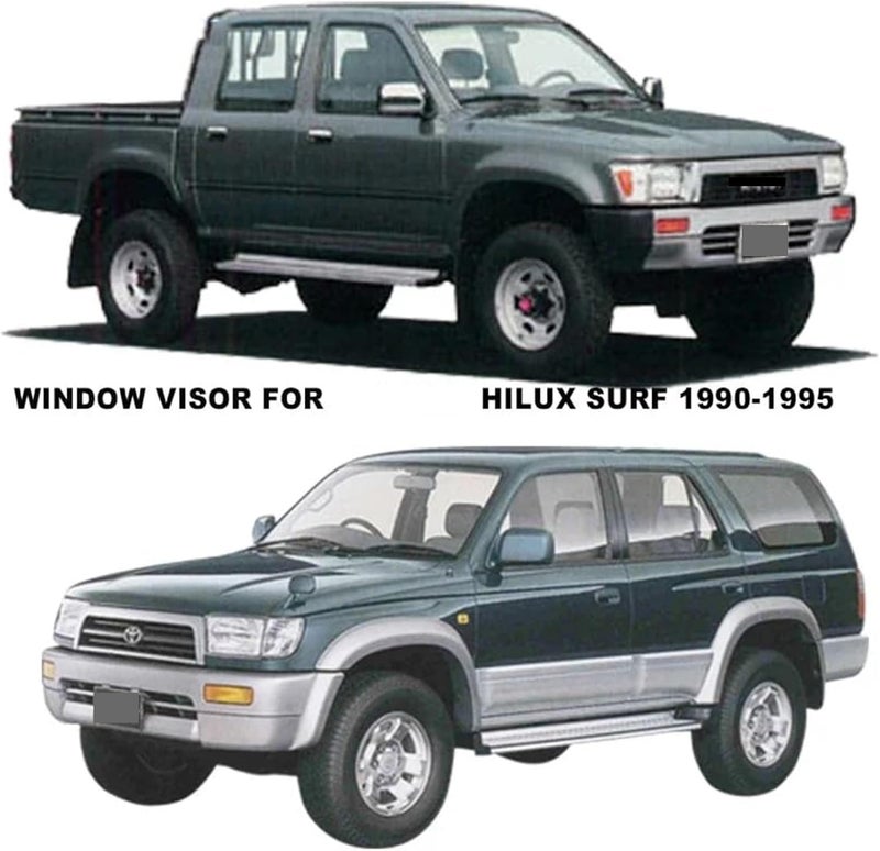 Wivplex Side Window Deflectors for Toyota Hilux Surf - Image 2