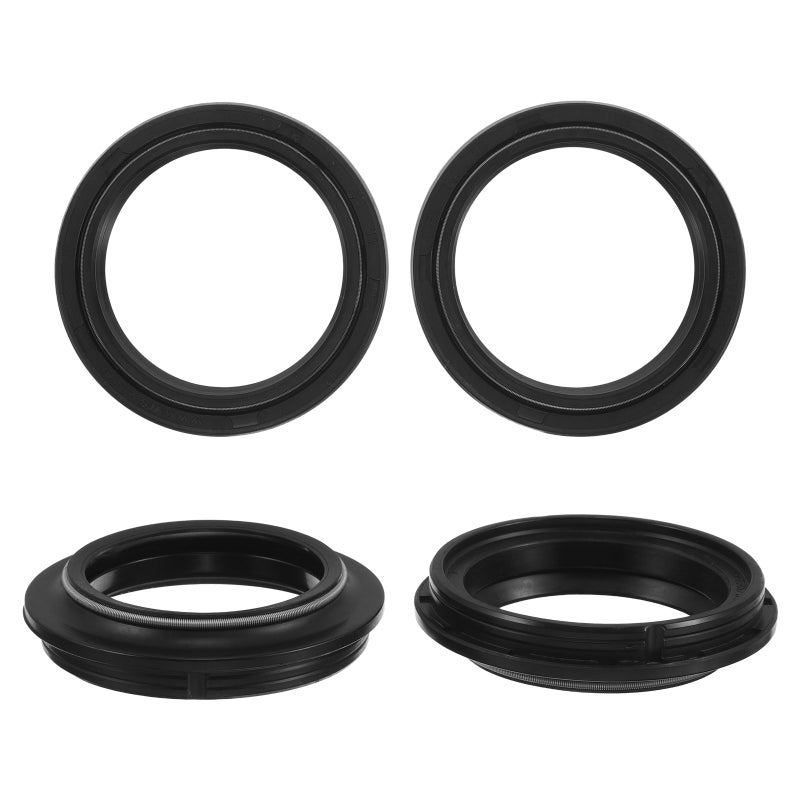 4pcs Fork Seal Driver Kit for Front Fork Bushing Oil Seal Motorcycle Fork Spring Tool Easy Installation Dust Seal Black - Image 1