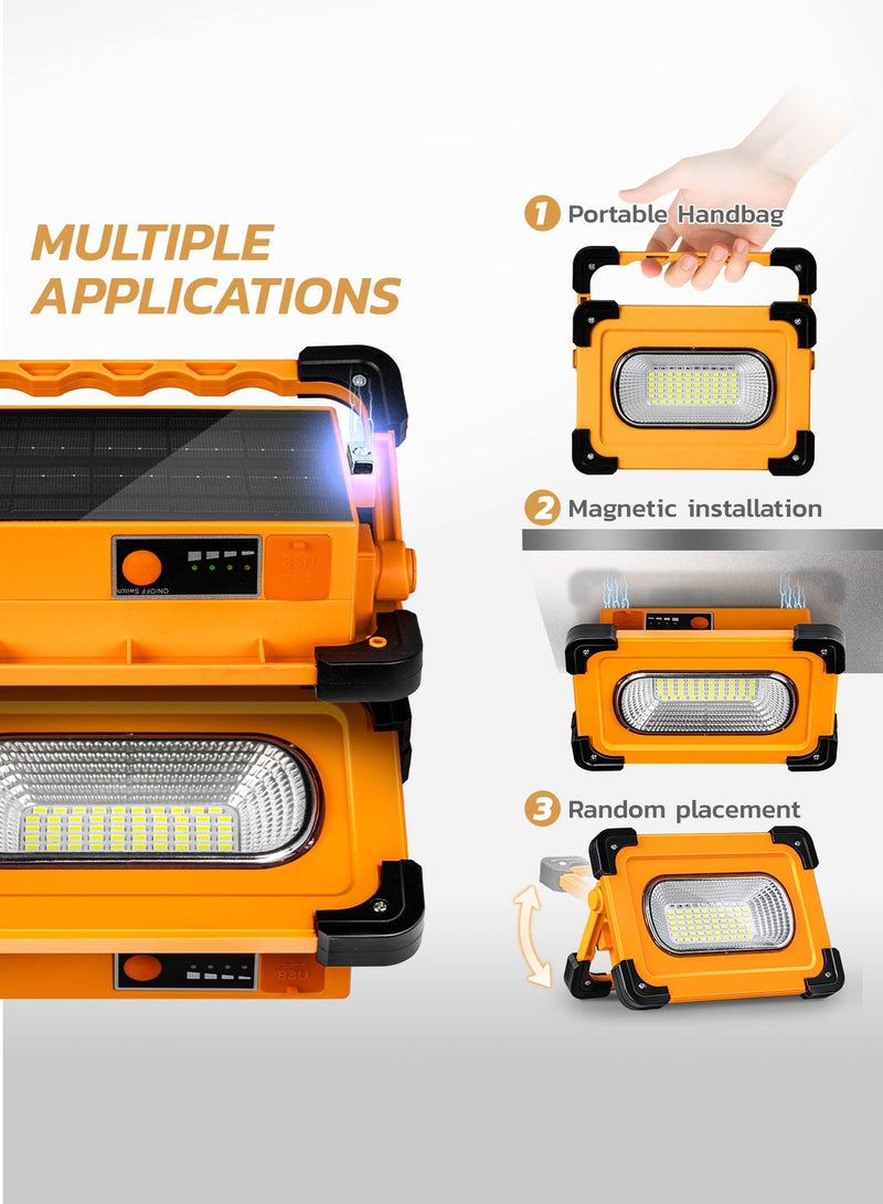 MODI Outdoor solar portable LED light, waterproof LED solar lamp, used for outdoor parties, short trips, courtyards, beaches and fields  - Image 3