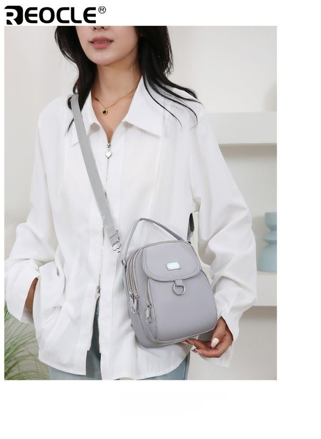 REOCLE Women's Fashion Backpack with Oxford Fabric and Structured Design Compact Daypack with Lightweight Water Resistant Feature for Travel Work Everyday Use - Image 4