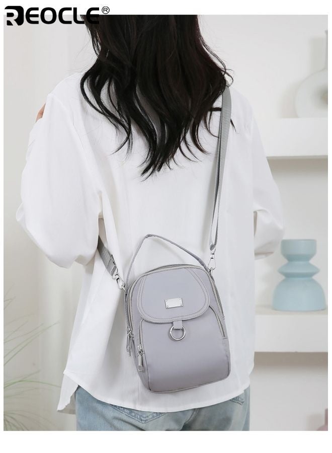 REOCLE Women's Fashion Backpack with Oxford Fabric and Structured Design Compact Daypack with Lightweight Water Resistant Feature for Travel Work Everyday Use - Image 5