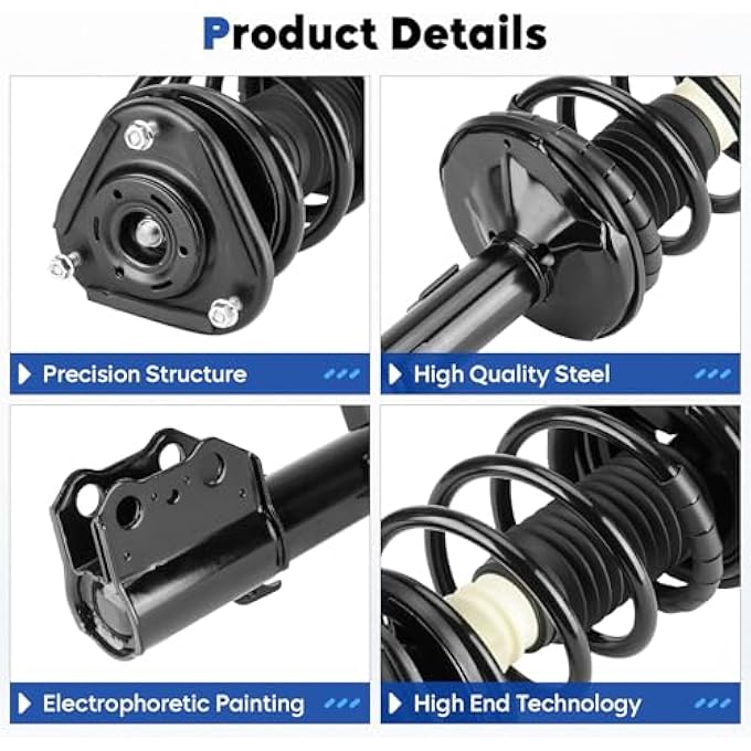 ريحني مجموعة دعامات أمامية كاملة مع ممتص صدمات زنبركي ملفوف، متوافق مع هوندا CrV موديلات 2007-2014 - Image 3