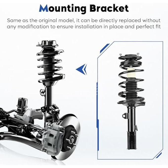 ريحني مجموعة دعامات أمامية كاملة مع ممتص صدمات زنبركي ملفوف، متوافق مع هوندا CrV موديلات 2007-2014 - Image 4
