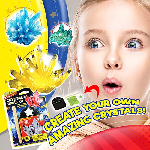 2GoodShop Grow a Crystal Kit Toy (12 Packs) DIY Science Kit for Kids, Growing Crystals, Party Favor Pinata Filler Toys in Bulk 5423-12 - Image 2