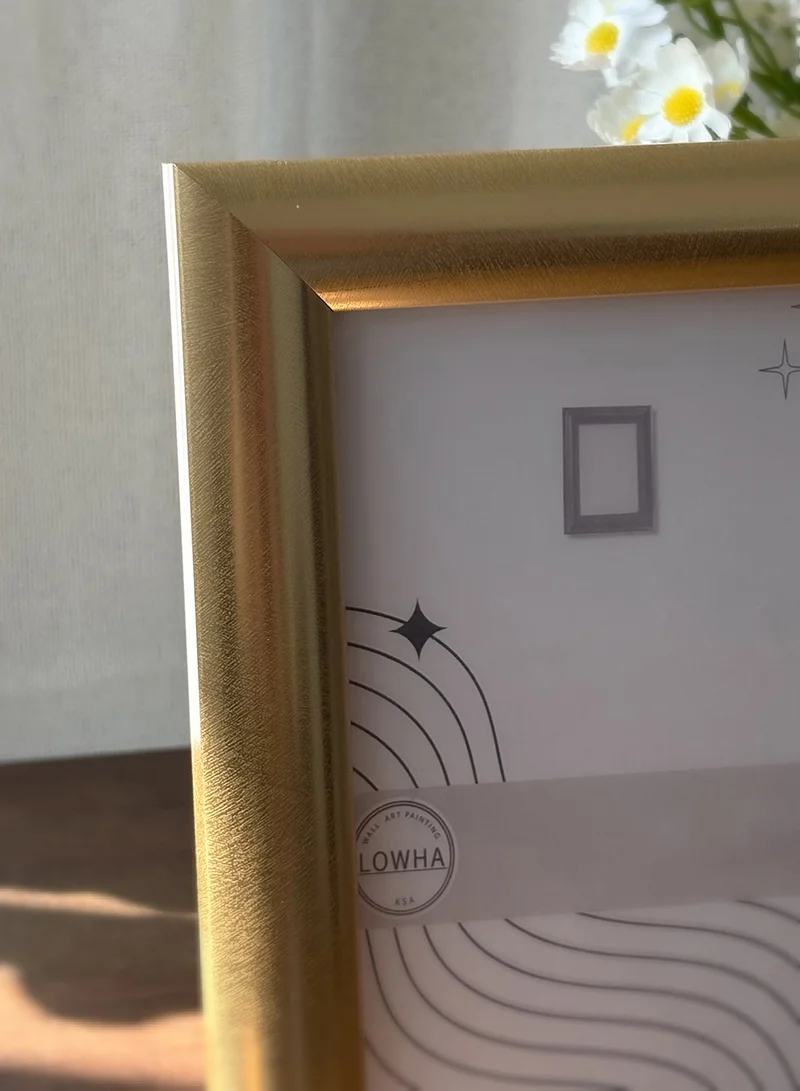 LOWHA Ornate Tabletop Picture Photo Frame with MDF Backing Includes Built-in Stand and Acrylic Front