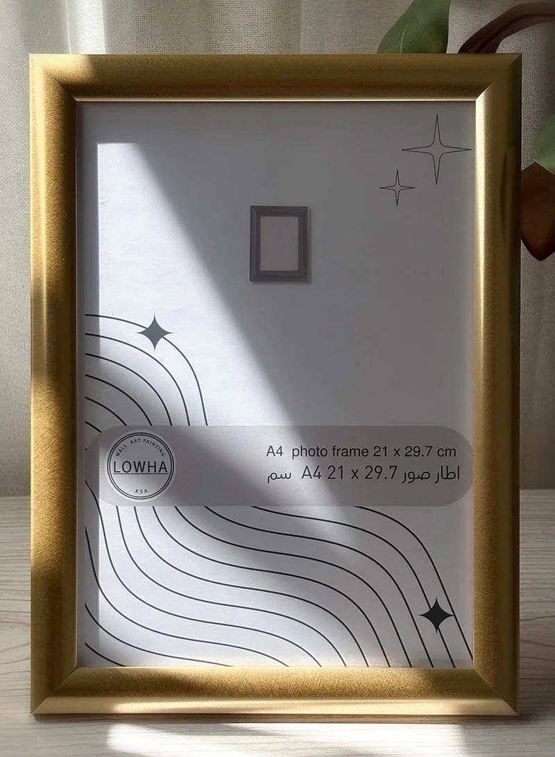 LOWHA Ornate Tabletop Picture Photo Frame with MDF Backing Includes Built-in Stand and Acrylic Front