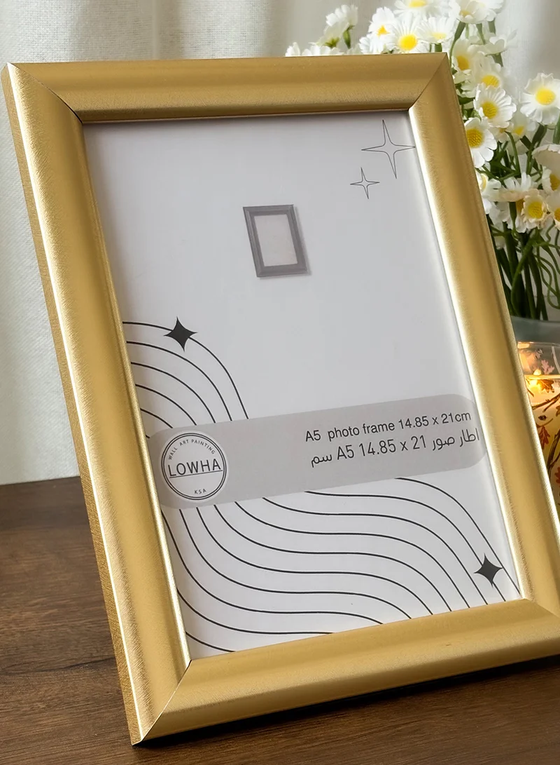LOWHA Ornate Tabletop Picture Photo Frame with MDF Backing Includes Built-in Stand and Acrylic Front