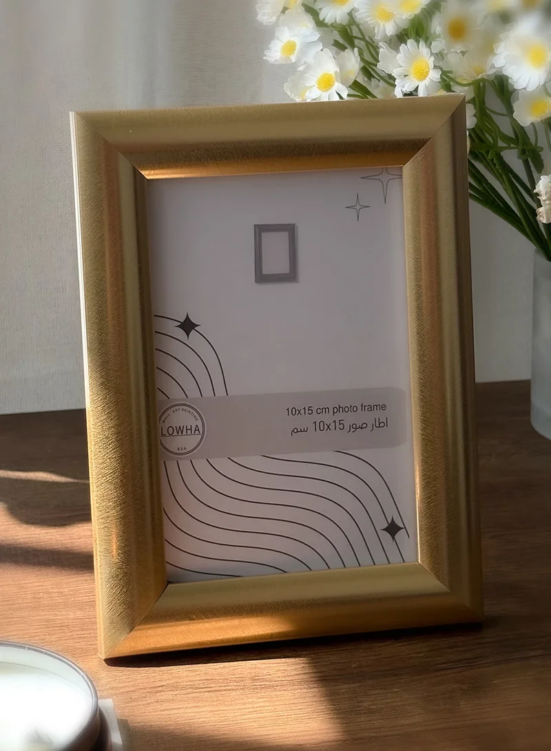 LOWHA Ornate Tabletop Picture Photo Frame with MDF Backing Includes Built-in Stand and Acrylic Front