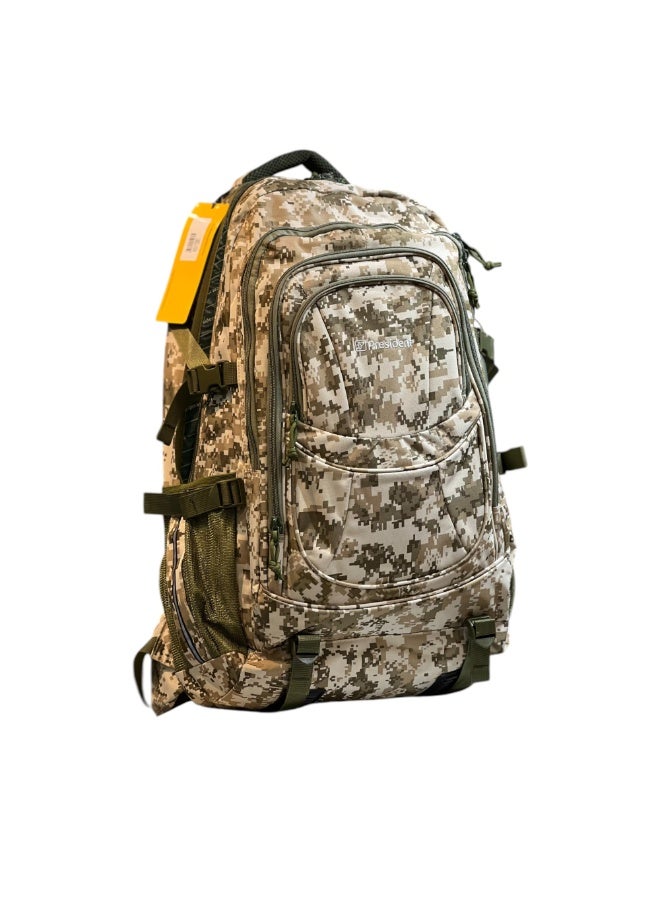President Tactical Military Backpack, Digital Desert Camo Pattern, Multiple Compartments, Adjustable Straps - Image 5