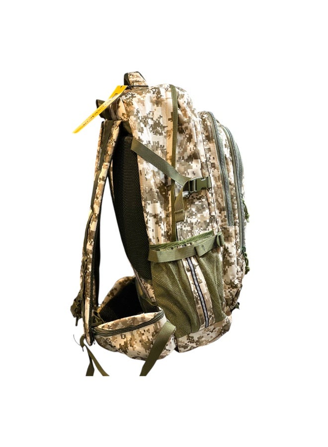 President Tactical Military Backpack, Digital Desert Camo Pattern, Multiple Compartments, Adjustable Straps - Image 4