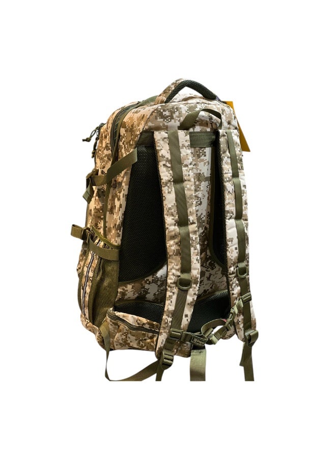 President Tactical Military Backpack, Digital Desert Camo Pattern, Multiple Compartments, Adjustable Straps - Image 3