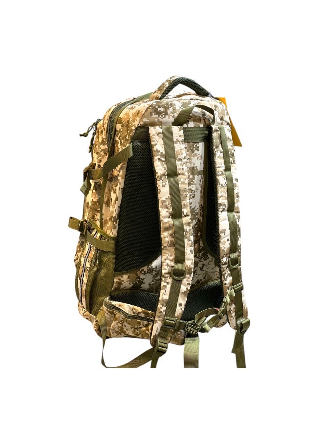 President Tactical Military Backpack, Digital Desert Camo Pattern, Multiple Compartments, Adjustable Straps - Image 2