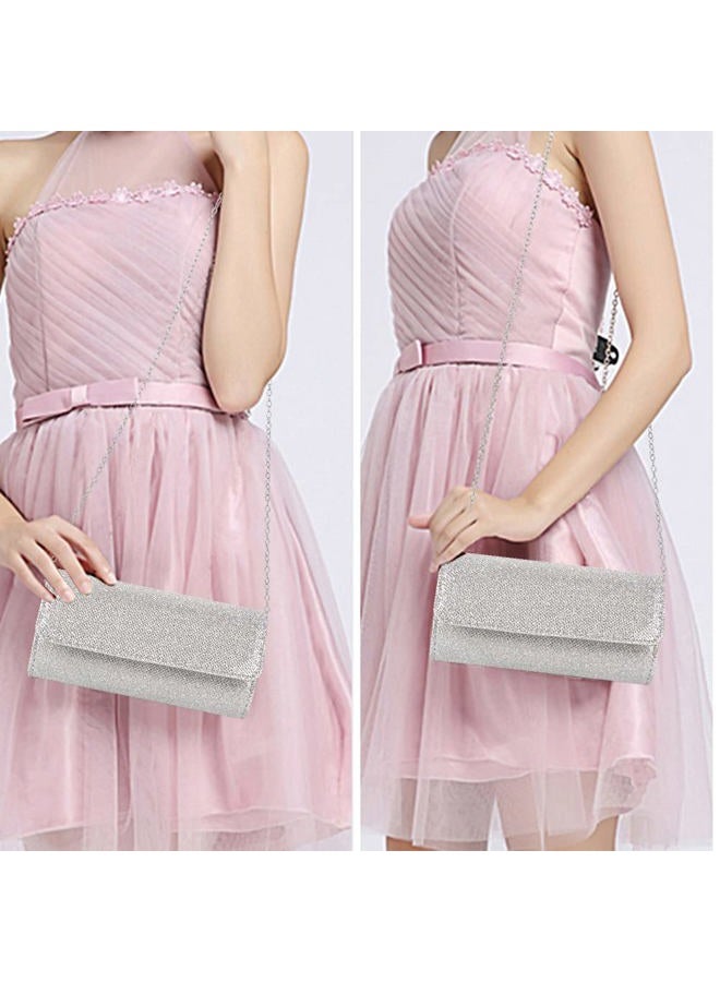 lovyoCoCo iSbaby Evening Bag Clutch Purses for Women, Ladies Sparkling Party Handbag Wedding Bag - Image 2