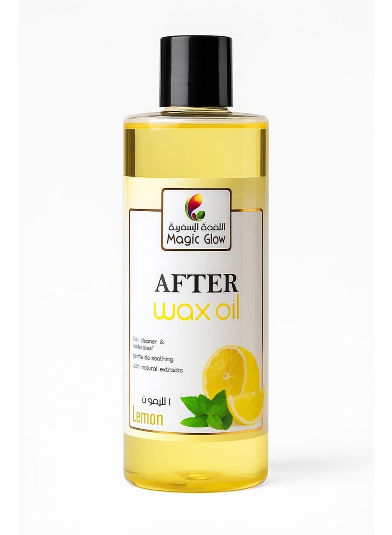 Magic Glow After Wax Oil Natural Extract Lemon 500ml - Image 1