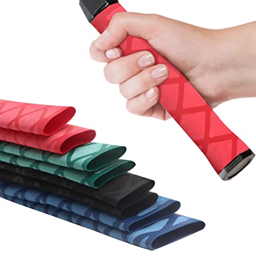 GLL Red Heat shrink tubing, 3.2 Ft, Diameter 40mm (1.6 in), for Oar handle, Kayak paddle, Hammer wood handle, Fishing Rod, Bamboo, Racket handle, Sailboat mast, Metal tube Insulation Non-slip Waterproof - Image 1
