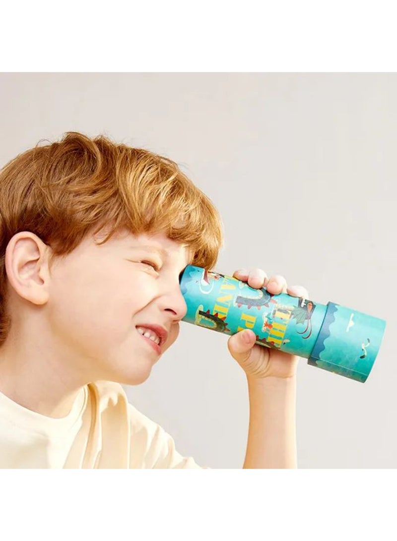 MiDeer Kaleidoscope for Kids – Jungle Moon Theme | Durable Optical Toy with Vibrant Patterns, Portable Sensory & Visual Development Toy for Toddlers and Children Ages 3+ - Image 1