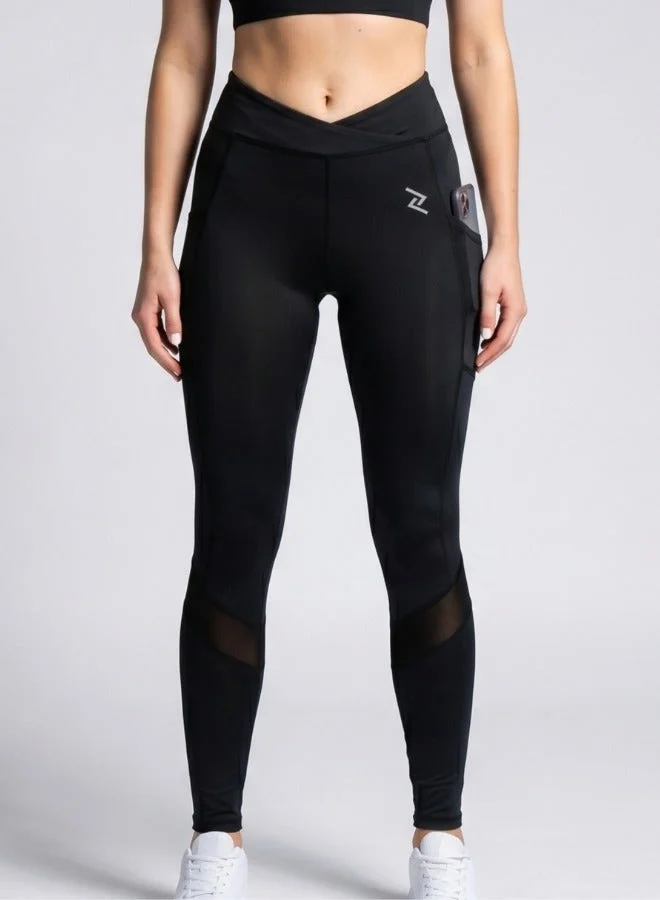 زيسي ليجنز نسائي بتصميم متقاطع على شكل ساعة رملية مع جيوب