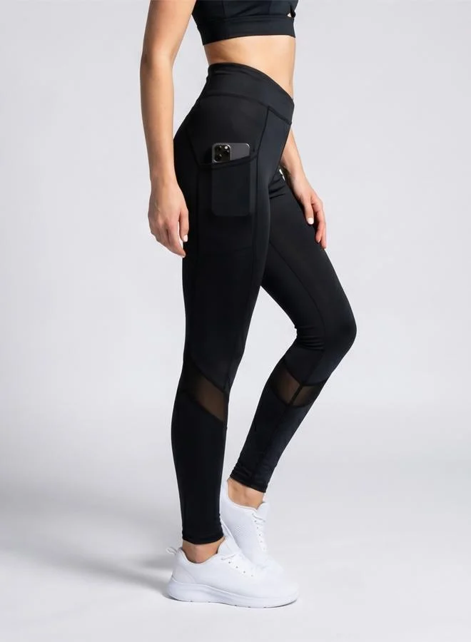 ZAECY Women's Crisscross Hourglass Leggings with Pockets