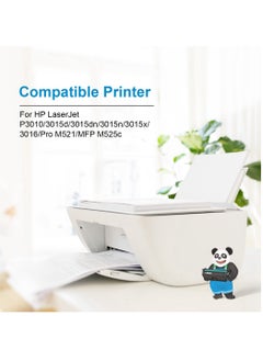 Asta ASTA CE255A 55A Toner Cartridge Compatible For HP LaserJet P3010 P3015d P3015dn P3015n P3015x P3016 Pro M521 MFP M525c Printer Black BK Premium Office Consumable Printing CE E 255 55 A  - Image 3
