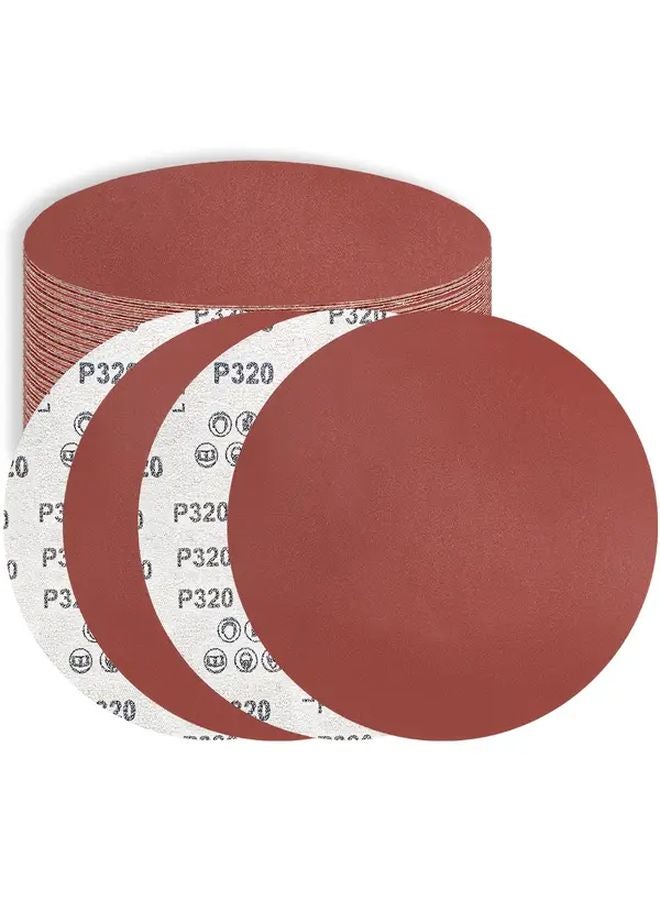 20pcs 240 Grit 8 Inch Sanding Discs Multi Surface Polishing For Wood Metal Stone - Image 2