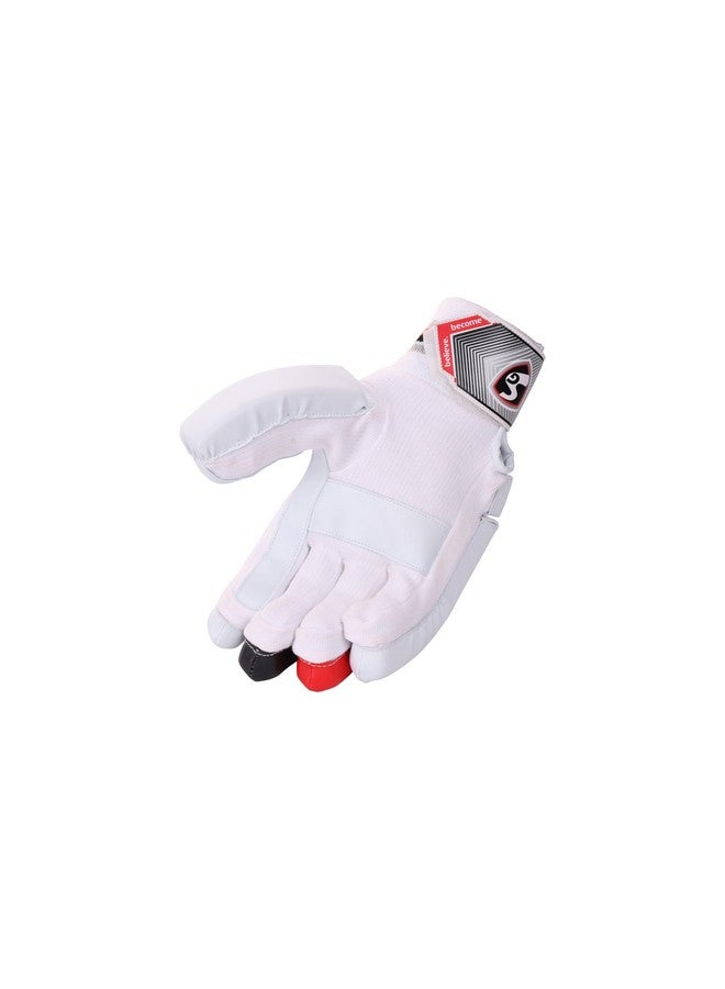 SG Polyvinyl Chloride Blaze LITE Cricket Batting Gloves Youth RH, White - Image 5